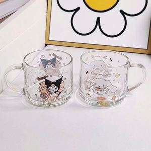 แก้วน้ำแก้วใสลายปลาแบบใหม่ แก้วบอโรซิลิเกต ดีไซน์มินิมอล สำหรับกาแฟ นม น้ำ ใช้ในออฟฟิศ - Product Image 2