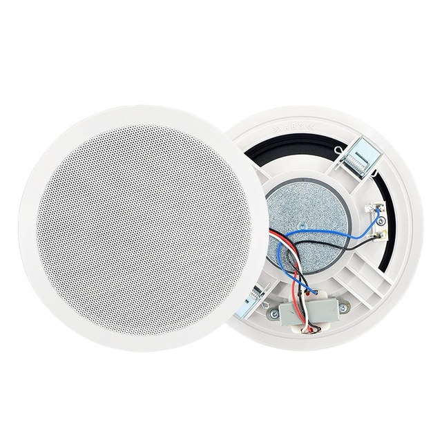 6 Inch Ceiling Speaker Ceiling Mounted Speakers PA System Perfect Sound Quality Powered Speaker for Hotel School Mall Home