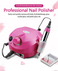 NAD004B 35000RPM Perceuse à ongles <span class=keywords><strong>électrique</strong></span> en plastique Machine de <span class=keywords><strong>manucure</strong></span> et de <span class=keywords><strong>pédicure</strong></span> Ensemble de limes pour usage commercial et domestique - Product Image 4