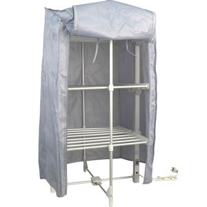 Séchoir à Linge Électrique Chauffant en Aluminium 220W à 3 Niveaux, Pliable pour un Rangement Facile, avec Housse - Product Image 5