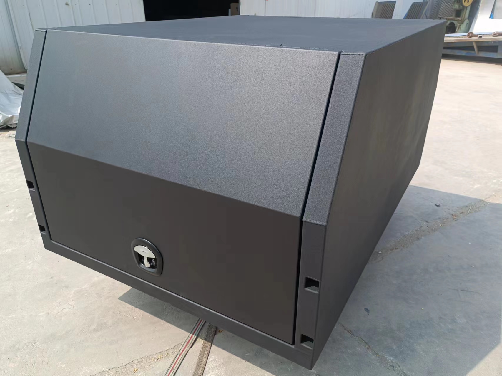 Black powder coated