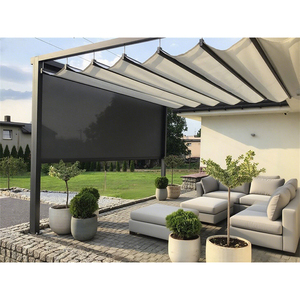 Điện PVC Patio mái hiên với bột tráng khung và màn hình-trẻ em an toàn hoạt động & Auto-Stop chức năng cho gia đình nhà - Product Image 4