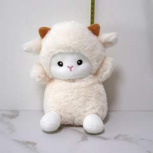 Oveja de Peluche Blanca: Venta al por Mayor Directa de Fábrica, Animal de Peluche Suave para Máquina de Garras, Regalo de Alta Calidad, Muñeco de <span class=keywords><strong>Cordero</strong></span> Esponjoso para Niños - Product Image 2