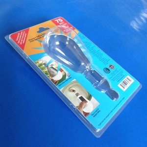 costumbre de fábrica aceptar doble plástico concha de almeja blíster embalaje para la bombilla - Product Image 6
