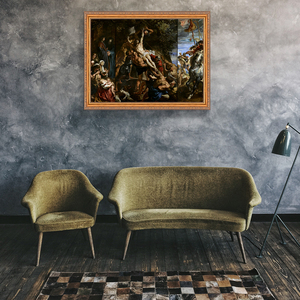 Reproducción Clásica en Lienzo al Óleo: Delilah de Peter Rubens, Cuadro Artístico de la Elevación de la Cruz - Product Image 5