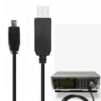 FTDI USB to RS232 Mini 4P Serial Adapter Cable for Uniden Bearcat BCT15X BCD996XT BCD996T BCD396T Scanner PC Programming Cable