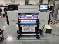 Imprimante d'autocollants UV DTF Locor 70cm à vitesse rapide, 4 couleurs, vernis blanc, imprimante à jet d'encre pour autocollants 3D en cristal, film AB, impression UV DTF