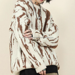 Suéter de Punto a Rayas con Bloques de Color, Estilo Retro, Holgado, Casual, para Hombre y Mujer, Otoño 2026 - Product Image 2