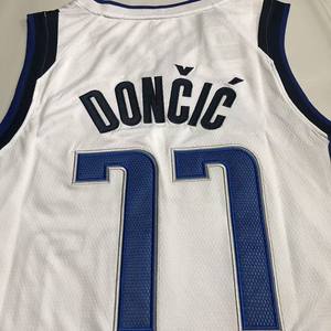 Não. Camisa de Basquete Doncic 77, Venda Quente Transfronteiriça, Verão, Malha Respirável, Secagem Rápida, Sem Mangas, Tamanho Grande, Treinamento, Estampada - Product Image 6