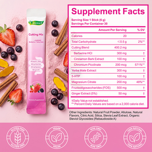 Itawel Complément Herbal Végétalien Sans Sucre Mélange pour Boisson Minceur avec Berbérine Yerba Maté pour la Santé Intestinale et le Soutien Énergétique - Product Image 2