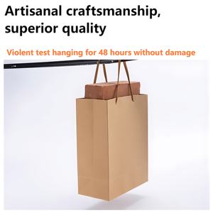 Xiamen özel çevre dostu biyobozunur kahverengi Fast Food gitmek için teslimat kağıt torba restoran Take Out Take Away Kraft kağıt torbalar - Product Image 5