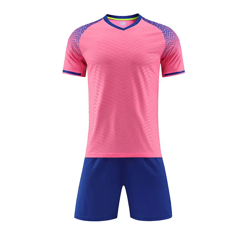 High Quality Polyester Football (Soccer) Jersey Top Uniformes Sports Wear with Digital Printing Name and Logo for Adults