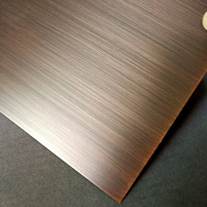 Tấm gỉ miễn phí Hội Đồng Quản trị tùy chỉnh thiết kế OEM & ODM lembaran Baja tahan karatgold titan tráng 304 tấm thép không gỉ ASTM 2B - Product Image 3