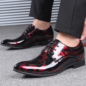Gentlemen's Moisture - wicking Lining Genuine Leather Formal <b>Shoes</b> <b>Slip</b> - <b>on</b> Business Luncheon Loafers - Product Image 4