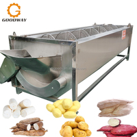 Éplucheur en acier inoxydable pour pommes de terre / patates douces / manioc, machine à éplucher le manioc