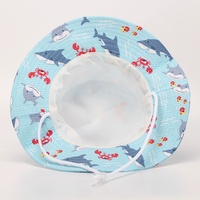 Chapeaux de pêcheur pour enfants motif requin licorne, chapeaux de soleil doux pour garçons et filles, chapeaux de plage Panama pour enfants, Noël