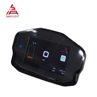 Spidometer TFT DKD yang Dapat Disesuaikan untuk Skuter Listrik Sistem Komunikasi CAN-BUS Baru untuk Sepeda Motor