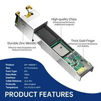 Module émetteur-récepteur Ethernet en cuivre SFP+ vers RJ45 ZoeRax 10/2.5/1.25G, compatible fibre multimode 30m/100m, pour switch Cisco/Mikrotik