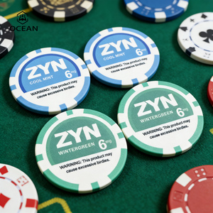 Jetons de <span class=keywords><strong>poker</strong></span> en céramique personnalisables avec logo, 500 pièces, cadeaux d'anniversaire, jetons de <span class=keywords><strong>poker</strong></span> en céramique pour jeux de cartes - Product Image 6