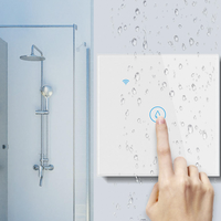 Interrupteur intelligent Wi-Fi Tuya Premium pour chauffe-eau, panneau tactile en verre, contrôle à distance via application, compatible UE, pour la maison