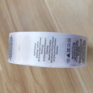 GRS Certificated Thick Folded Woven 5 Inch Polyester Satin <strong>Ribbon</strong> With <strong>Japan</strong> Sakura Flower Logo