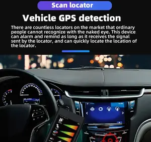 Kamera pencari sinyal mobil, Portabel sentuh GPS Wifi ponsel pelacakan sinyal pemindai kamera tersembunyi