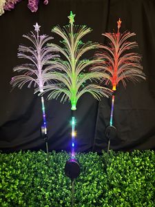 Faroles Decorativos Coloridos para Exteriores, Impermeables, para Jardín, Lámpara <span class=keywords><strong>Solar</strong></span> LED de Fibra Óptica <span class=keywords><strong>con</strong></span> Forma de Medusa, Personalización de Fábrica - Product Image 1