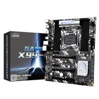 Nouvelle carte mère de bureau haut de gamme Intel Xeon ATX DDR4 256 Go 4 canaux pleine vitesse M.2 SATA avec dissipateur thermique métallique