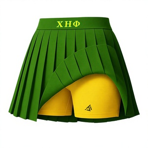 กระโปรงพลีทแบบสั้นพร้อมกางเกงซับใน ยี่ห้อ Greek Iota Phi Lambda Sorority รุ่น Natural Summer Casual พร้อมส่ง - Product Image 2