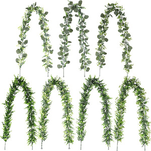 Artificial Eucalyptus Wall Hanging Plants 178cm Boho Style Home Decor Ceiling Vines <b>Wedding</b> Outdoor <b>Props</b> - Product Image 5