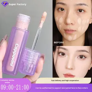 <span class=keywords><strong>Corrector</strong></span> Líquido en Tubo Pequeño Morado Cappuvini para Marcas de Acné y <span class=keywords><strong>Ojeras</strong></span>, Cosmético Unisex para Estudiantes, Maquillaje de Cobertura - Product Image 3