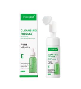 Mousse nettoyante aux acides aminés pour démaquillant pour soins de la peau en profondeur 150ml VE B5 Nettoyant moussant pour le visage avec tête nettoyante - Product Image 4