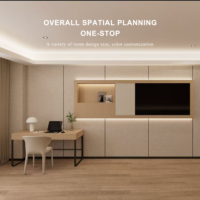 Fournisseur de meubles de chambre à coucher de luxe pour hôtel 5 étoiles, sur mesure, directement de l'usine, avec un design moderne en panneaux de bois