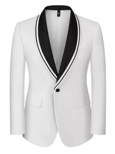 2025 hommes meilleur <span class=keywords><strong>homme</strong></span> robe de mariée ensemble grande <span class=keywords><strong>taille</strong></span> simple boutonnage respirant affaires costumes fermeture éclair mouche <span class=keywords><strong>pantalon</strong></span> plat imperméable - Product Image 2