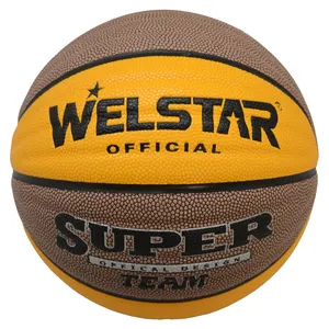 Welstar Laminated Leather Basketball With Custom Logo And PU Leather Official Size 7 Basketball For Training