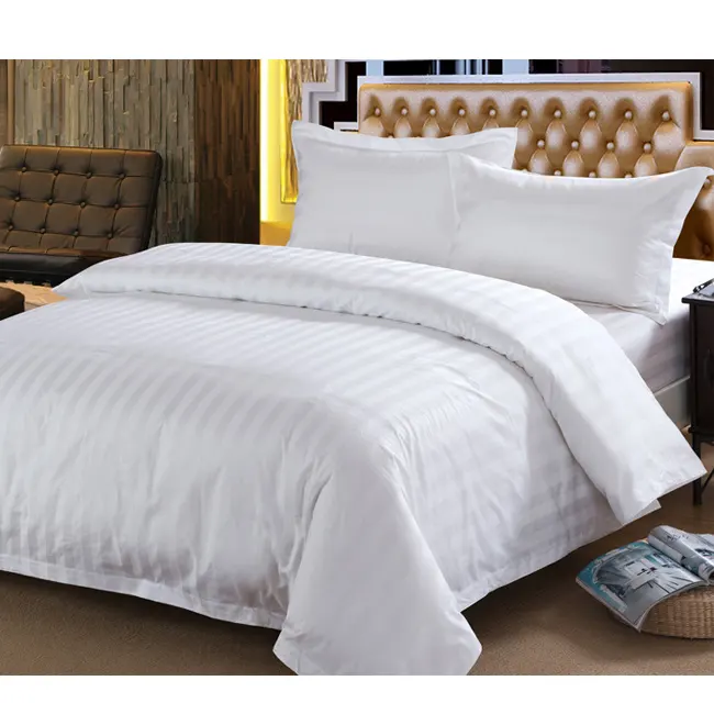 Super soft cheap jacquard 300TC 200TC cotton hotel modern bedding set ensemble de literie