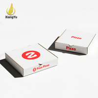 Boîte d'emballage pour pizza en carton ondulé écologique pour la livraison de nourriture, les plats à emporter, les restaurants et la restauration rapide avec impression personnalisée