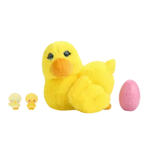 Canard en peluche canetons avec oeufs animaux en peluche douce jouet pour enfants jouets pour enfants en peluche