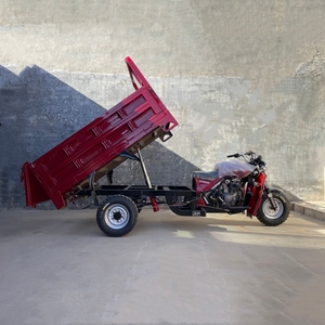 Tricycle motorisé à essence à trois <span class=keywords><strong>roues</strong></span> durable avec benne basculante auto-chargeante pour la ferme - Product Image 4