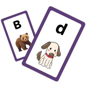 Stampa di vista del bambino 26 <span class=keywords><strong>parole</strong></span> in lettere inglesi alfabeto <span class=keywords><strong>gioco</strong></span> di apprendimento per bambini carta giocattoli educativi Flash card/carte Cognitive - Product Image 2