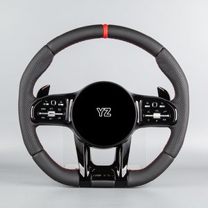<span class=keywords><strong>Volant</strong></span> en cuir personnalisé YZ adapté aux <span class=keywords><strong>Mercedes</strong></span> Benz AMG GT W167 W809 204 C63 W212 W218 W207 W172 W205 - Product Image 3