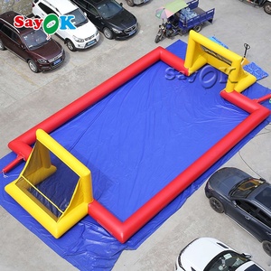 Presa di fabbrica produttore di giochi sportivi gonfiabili noleggio a terra un campo da <span class=keywords><strong>calcio</strong></span> di sapone gonfiabili - Product Image 4