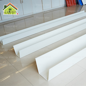 China Fabricación de canalones de techo Cadenas de lluvia Precio de canalón Ghana Downspout Tubo cuadrado de PVC blanco - Product Image 2