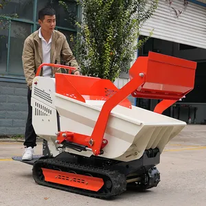 Mini Dumper con motore cingolato carriola sito Dumper per lavoro agricolo Mini Dumper cingolato