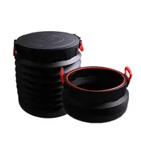 Black Plastic Buckets - Plastic Buckets