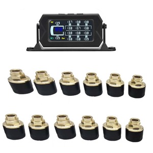 Nouvelle arrivée Heavy Duty 12-Wheel Truck and RV <span class=keywords><strong>TPMS</strong></span> Sensor 433.92Mhz Système de surveillance de la pression des pneus pour - Product Image 3