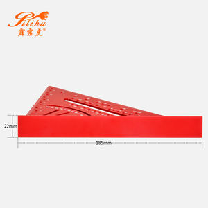 Outil de mesure et de traçage pour la <span class=keywords><strong>menuiserie</strong></span>, 2 en 1, en alliage d'aluminium de haute qualité, règle en <span class=keywords><strong>bois</strong></span>, règle triangulaire pour le travail du <span class=keywords><strong>bois</strong></span> - Product Image 5