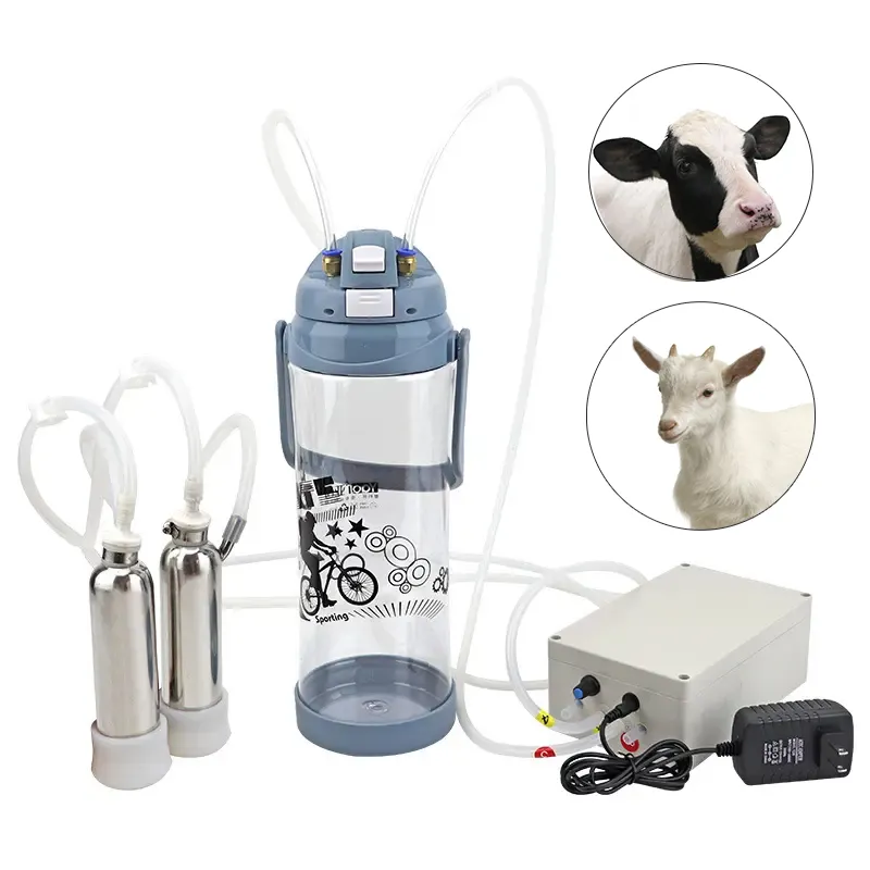 Mungitrice portatile per piccole mucche 5L mungitrice automatica regolabile per pecore di capra attrezzatura agricola in vendita
