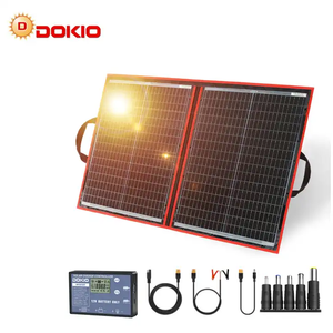 Panneau solaire portable pliable de <span class=keywords><strong>110W</strong></span> (55W*2) pour l'extérieur, avec une efficacité supérieure à 20% et une conception légère, idéal pour le camping - Product Image 2