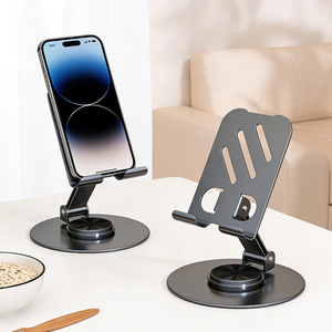 Support de téléphone rotatif à 360°, support de tablette multifonctionnel de bureau, cadre de support universel en métal - Product Image 1